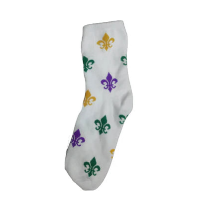 Mardi Gras Socks
