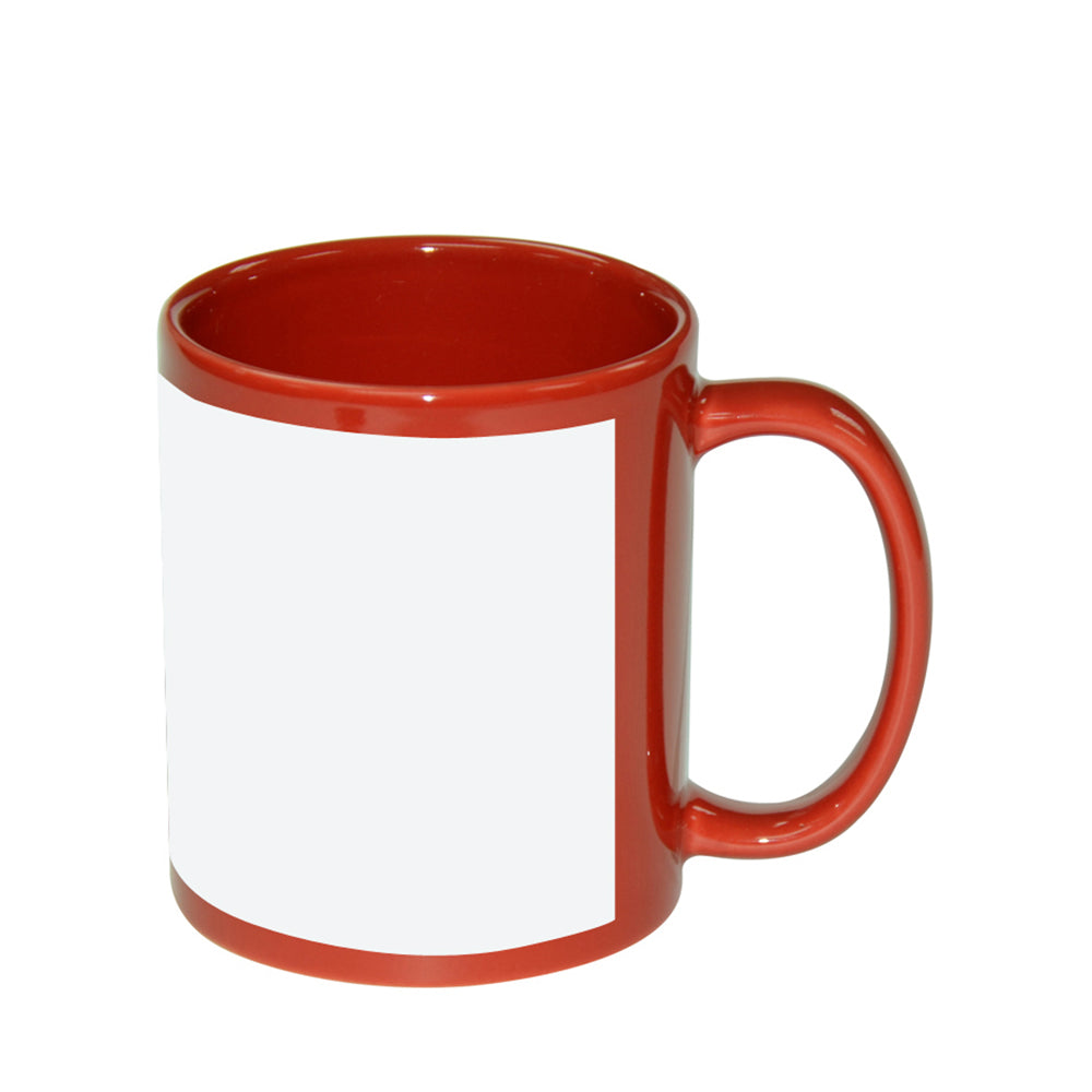SUBLIMATION WHITE PATCH MUG