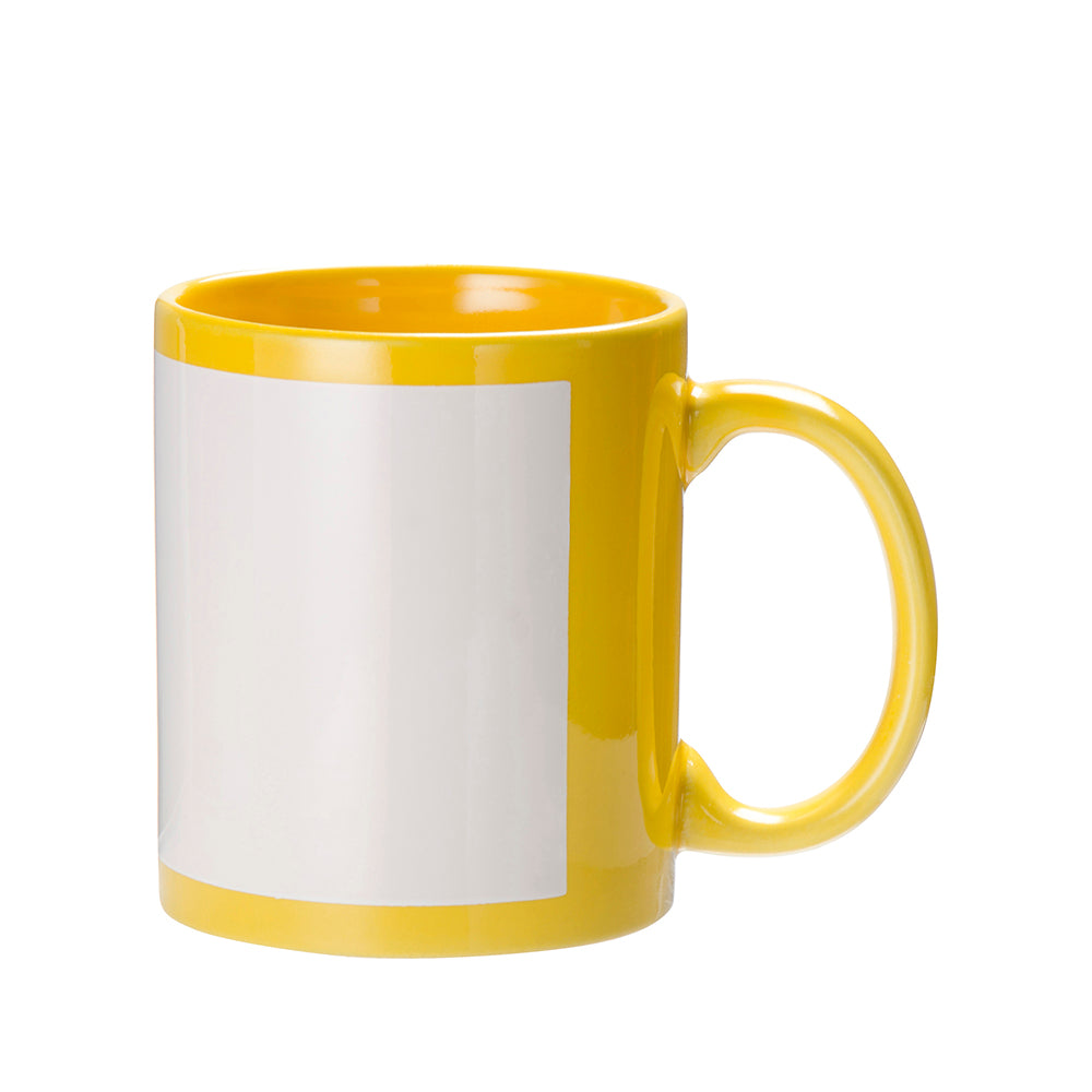 SUBLIMATION WHITE PATCH MUG