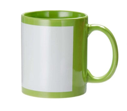 SUBLIMATION WHITE PATCH MUG