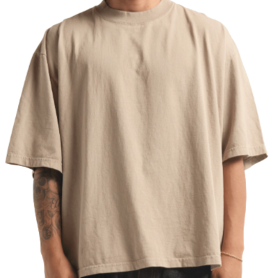 Garment Dye Drop Shoulder