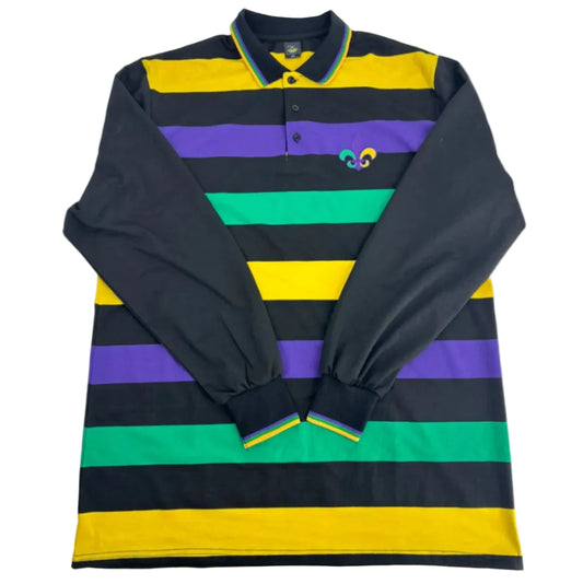 Mardi Gras Adult Polo Shirts