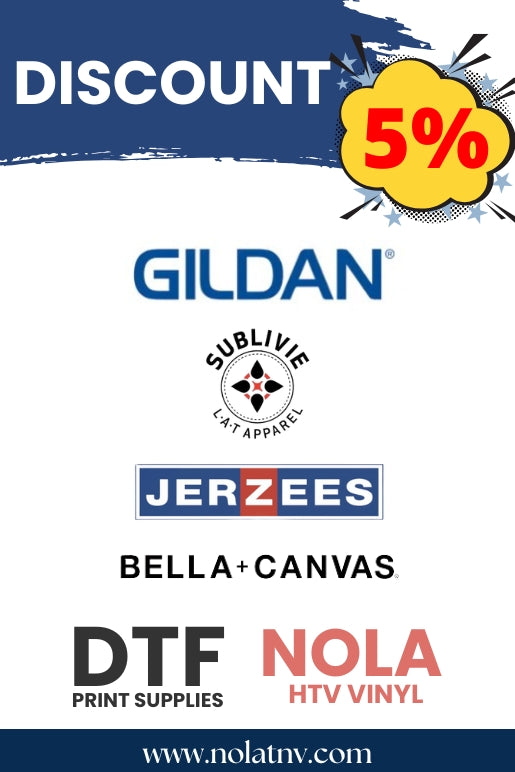 🎉 Brand Sale: Get 5% Off Your Favorite Brands at Nola Tees & Vinyl! 🎉