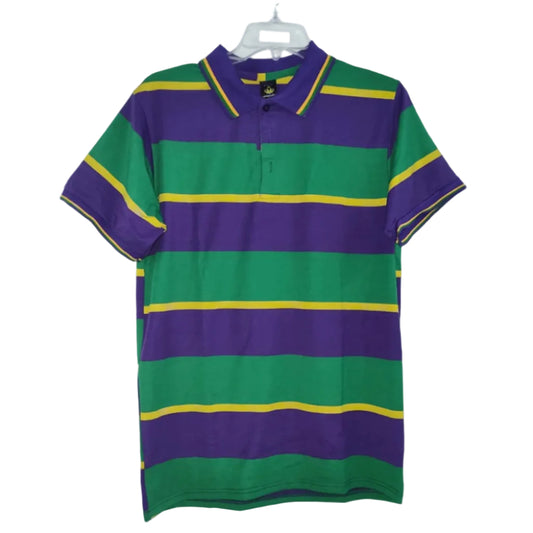 Mardi Gras Adult Polo Shirts