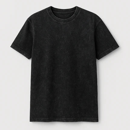 NOLA ACID WASH SHIRT-SLEEVE TEE
