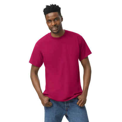 Gildan® 5000 Heavy Cotton Adult T-Shirt - (S-M-L-XL)