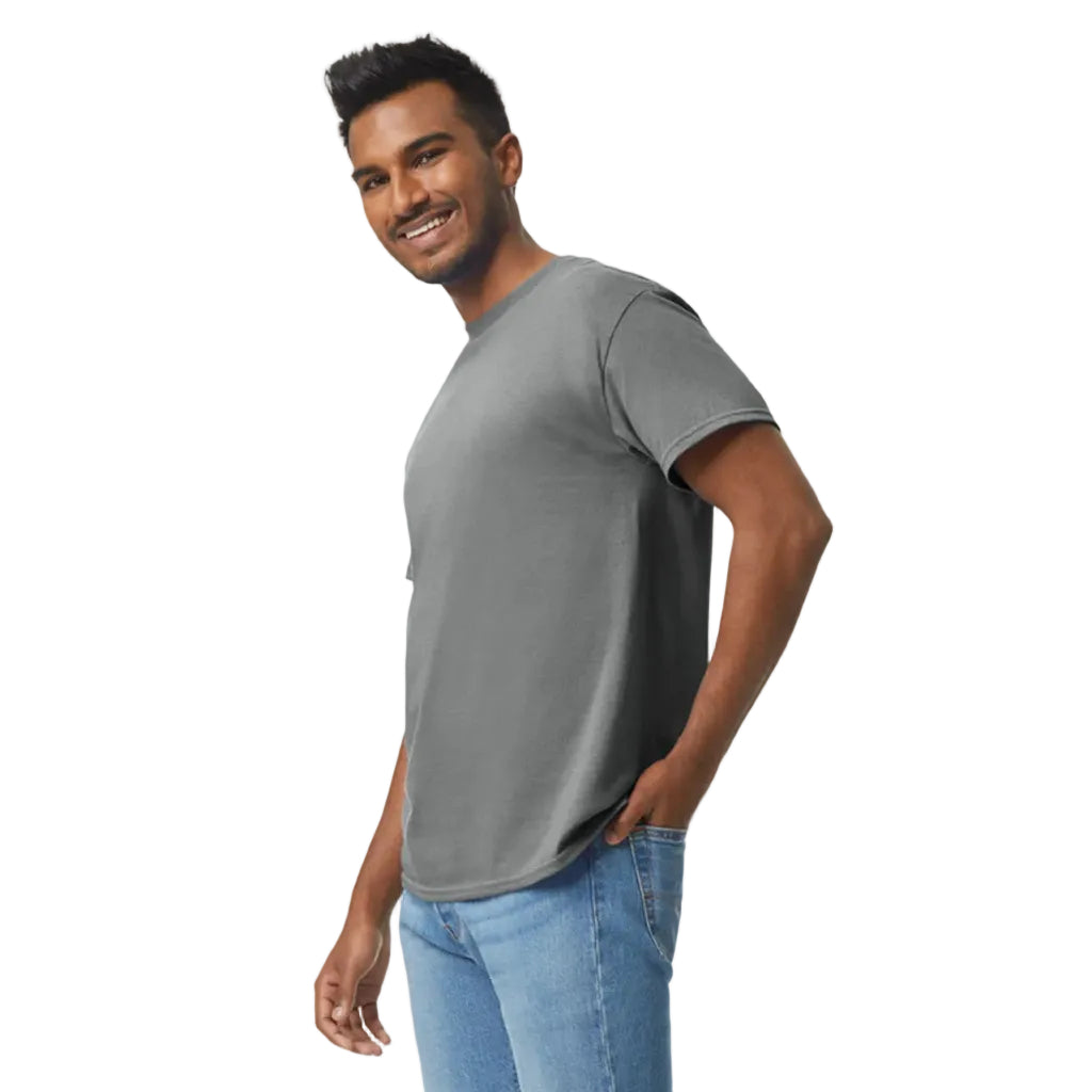 Gildan® 5000 Heavy Cotton Adult T-Shirt - (S-M-L-XL)
