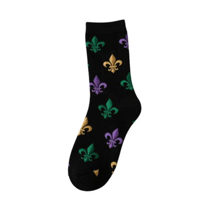 Mardi Gras Socks