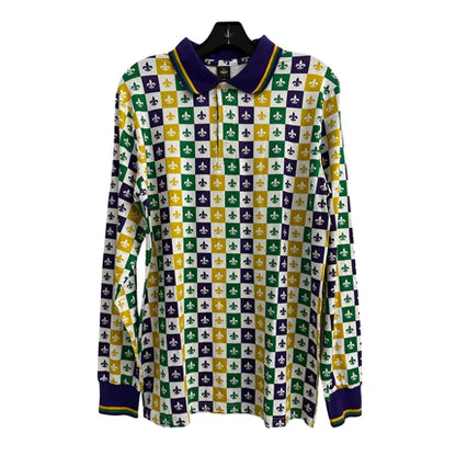 Mardi Gras Adult Polo Shirts