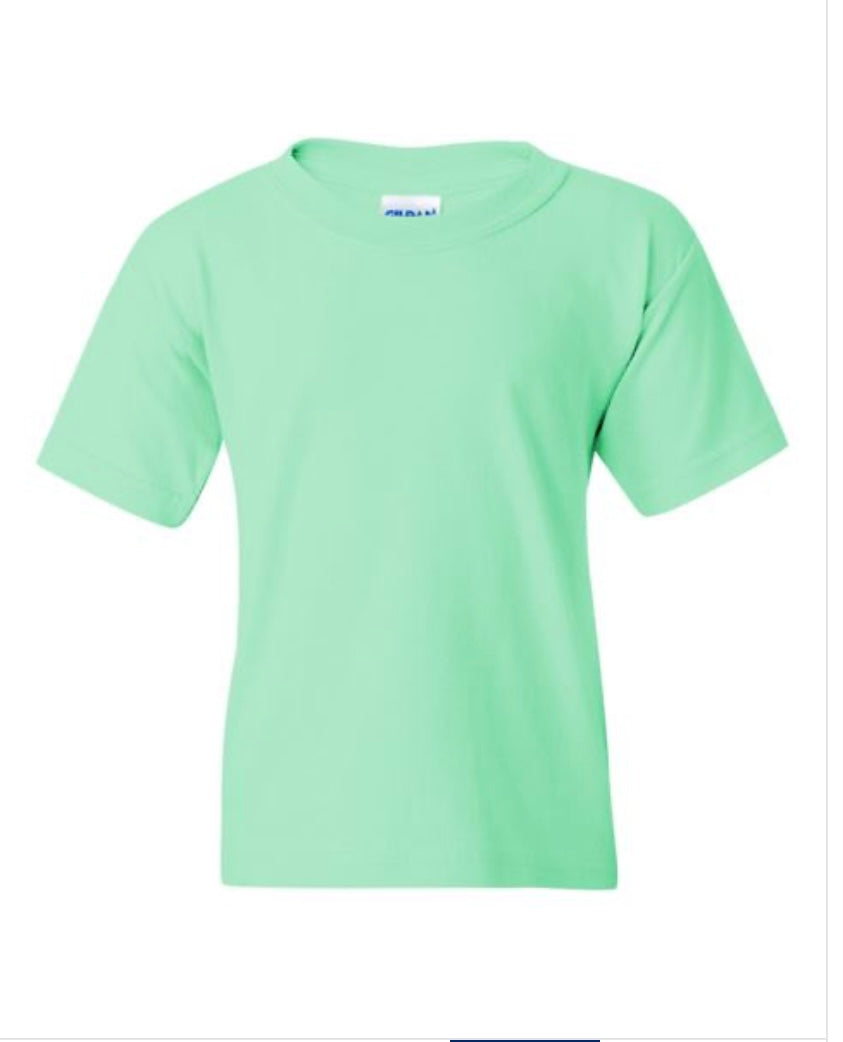 GILDAN YOUTH TEE SECONDARY COLORS- G5000B