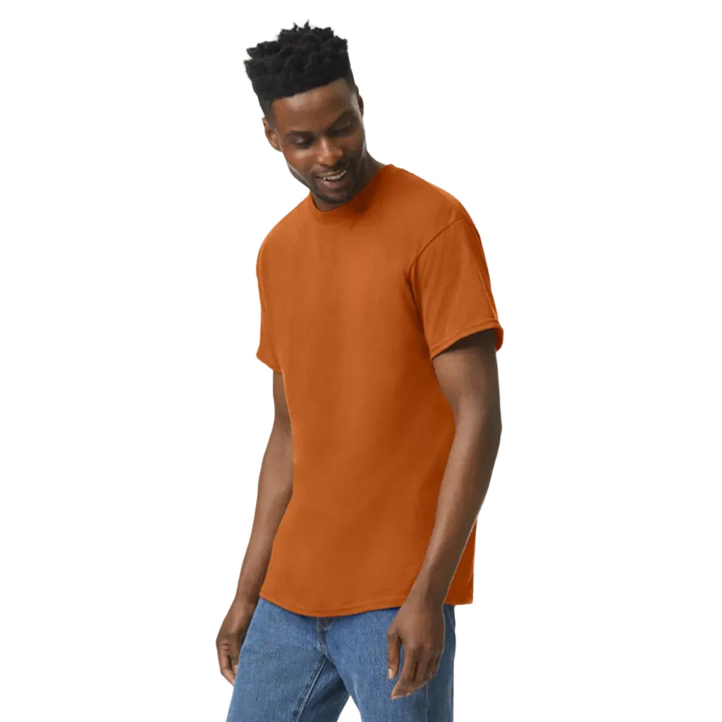 Gildan® 5000 Heavy Cotton Adult T-Shirt - (S-M-L-XL)