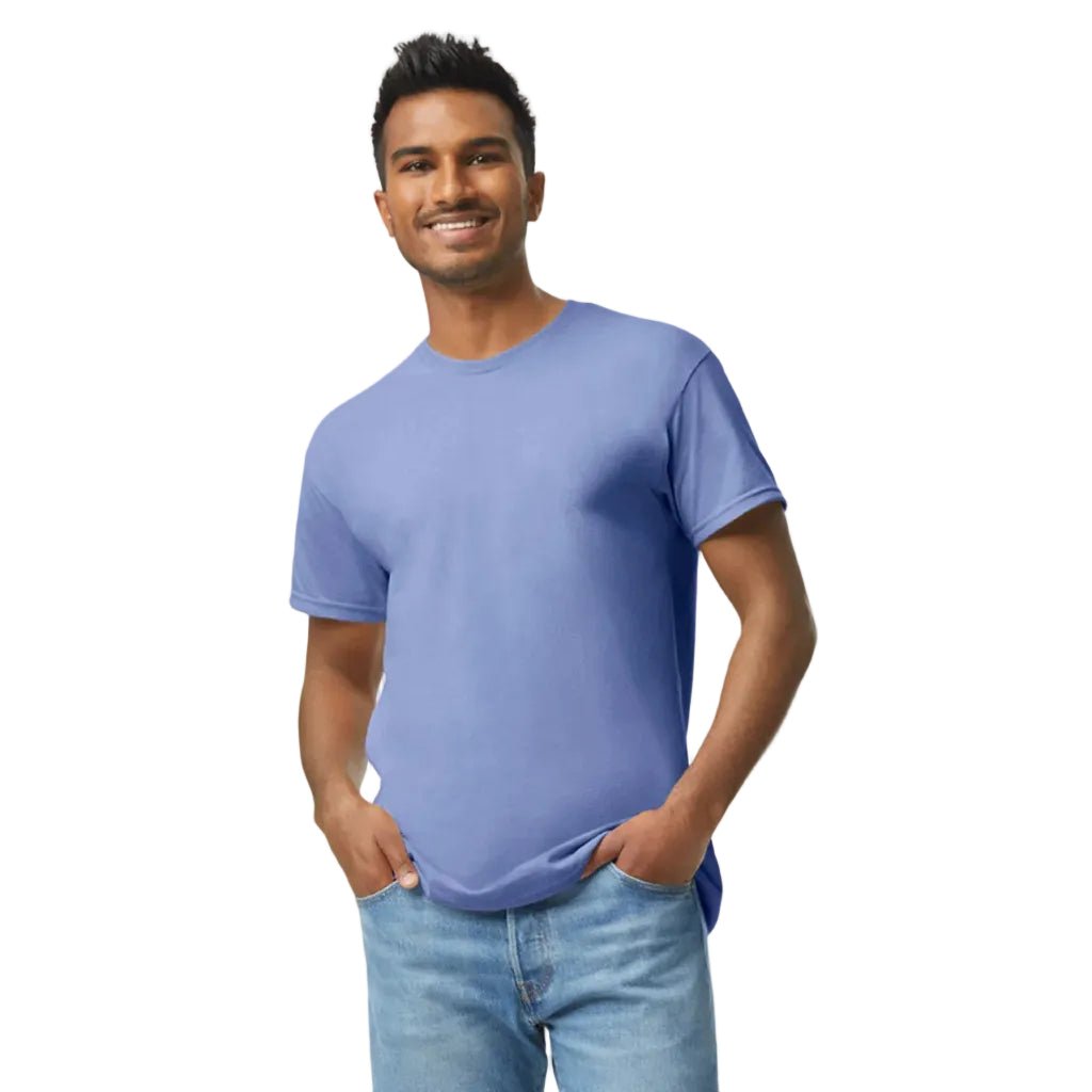 Gildan® 5000 Heavy Cotton Adult T-Shirt - (S-M-L-XL)