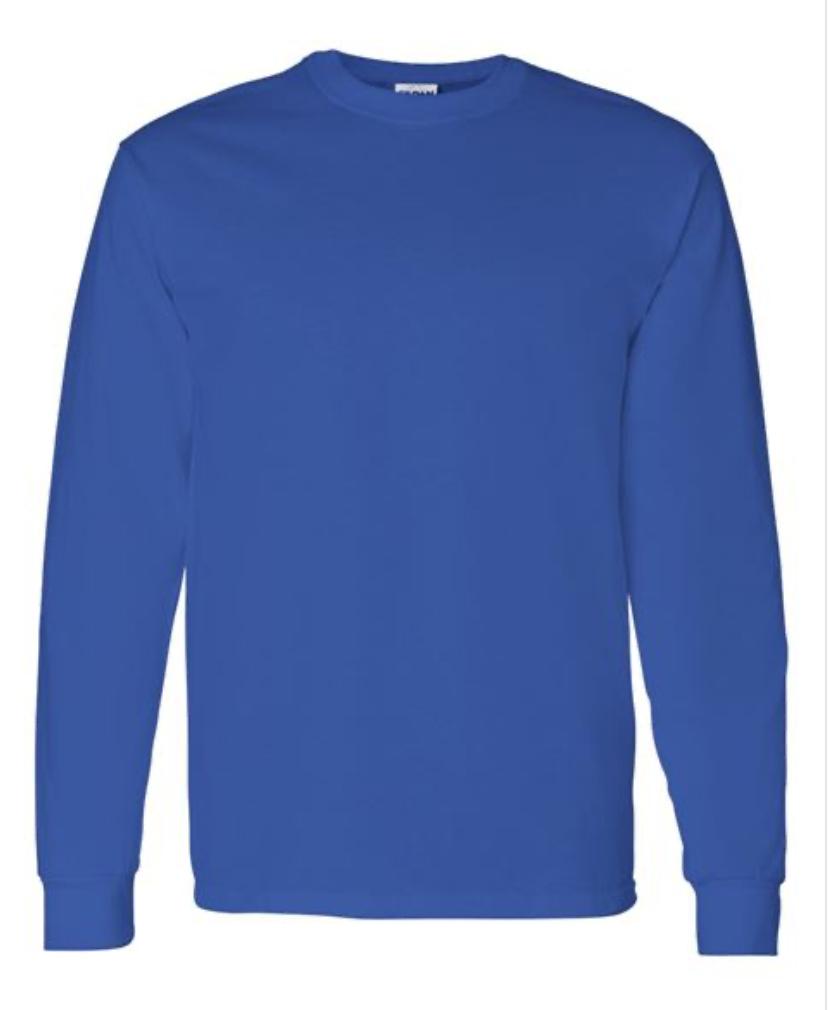 GILDAN ADULT LONG SLEEVE  TEE- G2400