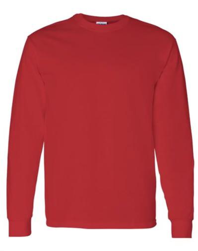 GILDAN ADULT LONG SLEEVE  TEE- G2400